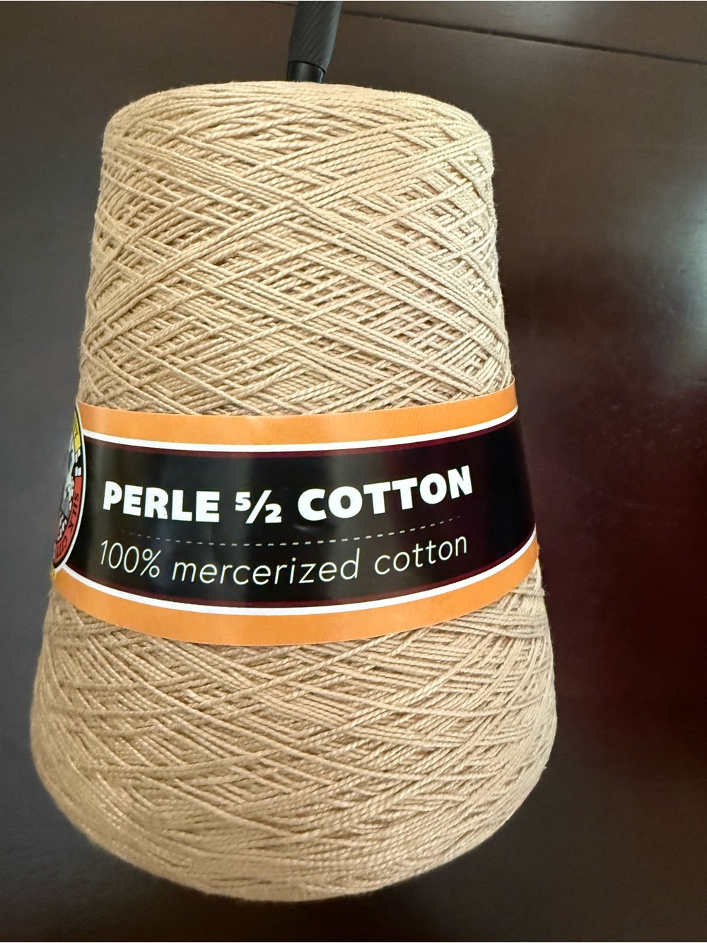 Silk City Perle 5/2 Cotton Thread - Soft Tan Color - Harvest - Picture 3 of 7